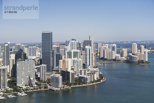 Vereinigte Staaten von Amerika  USA  Skyline  Skylines  Himmel  Florida  Miami