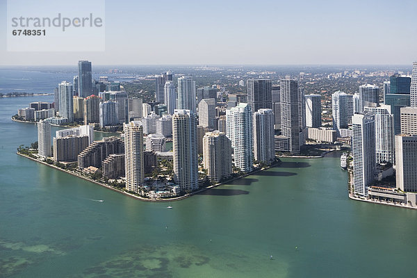 Vereinigte Staaten von Amerika  USA  Skyline  Skylines  Himmel  Florida  Miami