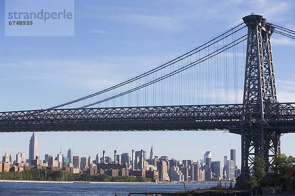 Vereinigte Staaten von Amerika  USA  New York City  Manhattan  New York State  Williamsburg Bridge