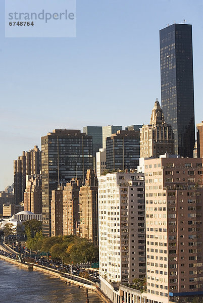 USA  New York City  Manhattan skyline