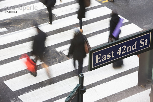 Vereinigte Staaten von Amerika  USA  New York City  42nd Street  Manhattan