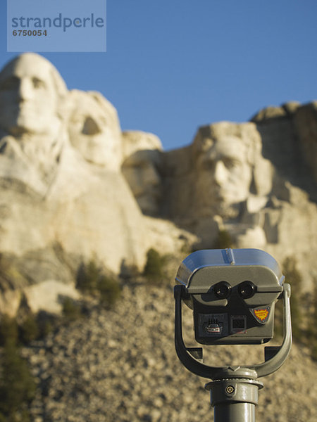 Berg Mount Rushmore Münzfernrohr