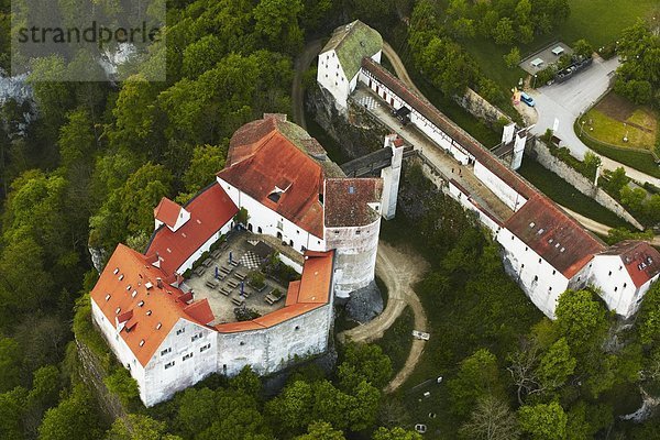 Burg Wildenstein  Sigmaringen  Deutschland  Luftbild