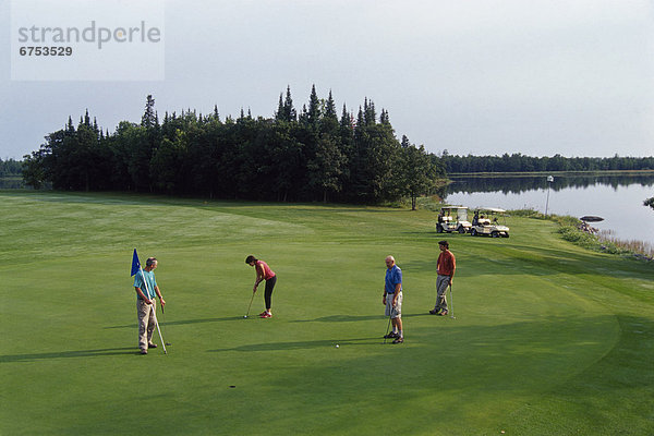 Golfspieler  Pinawa  Manitoba