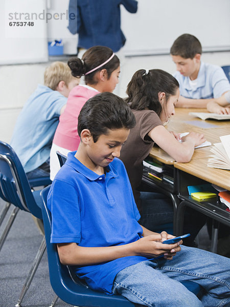 Kurznachricht  Klassenzimmer  Student