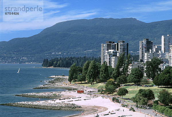 English Bay  Vancouver  British Columbia.