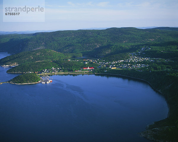 Ansicht  Luftbild  Fernsehantenne  Bucht  Quebec