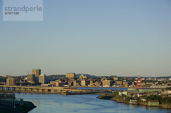 & Hafenstadt Skyline  Saint John  New Brunswick