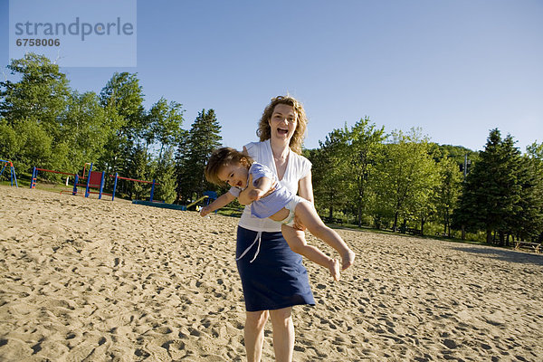 Strand  Junge - Person  klein  spielen  Quebec