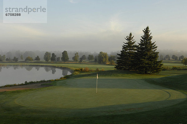 Morgen  früh  Golfsport  Golf  Kurs  Ontario