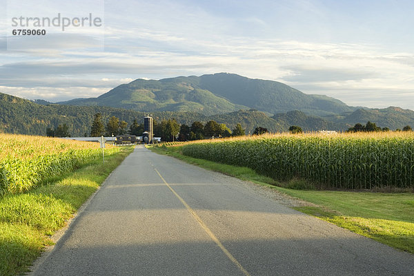 Ländliches Motiv ländliche Motive Fernverkehrsstraße British Columbia