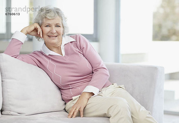 Senior Senioren Frau Entspannung