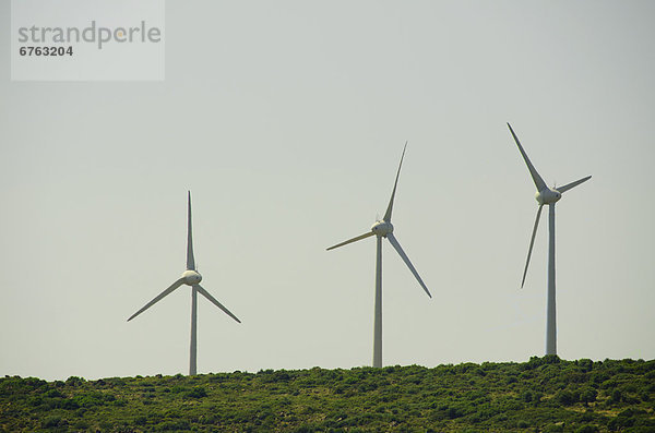 Windturbine Windrad Windräder Türkei