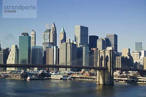 Skyline  Skylines  New York City  Manhattan  neu