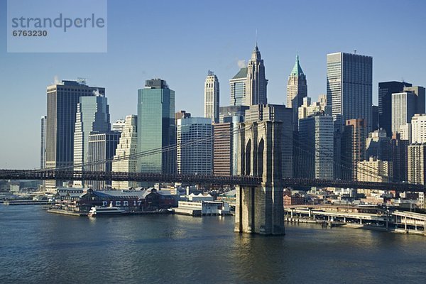 Skyline  Skylines  New York City  Manhattan  neu