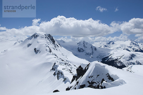 Berg  Ansicht  vorwärts  überfahren  Whistler Mountain  British Columbia  Garibaldi Provincial Park