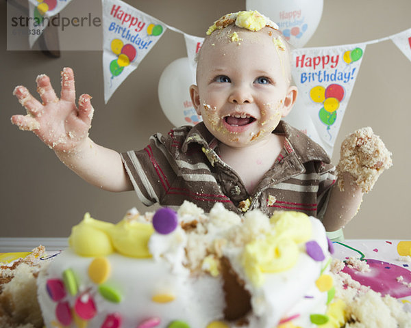 bedecken  Geburtstag  Kuchen  Baby