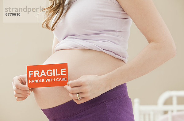 Vereinigte Staaten von Amerika  USA  Frau  halten  Zeichen  Anmut  Schwangerschaft  jung  Signal  Utah