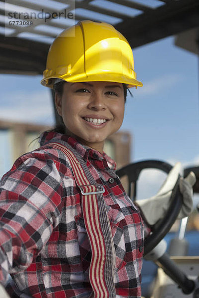 bauen  Portrait  arbeiten  fahren  Bagger