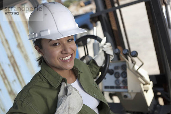 bauen  Portrait  arbeiten  fahren  Bagger