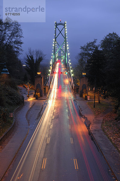 Morgendämmerung  Brücke  Eingang  British Columbia  Vancouver