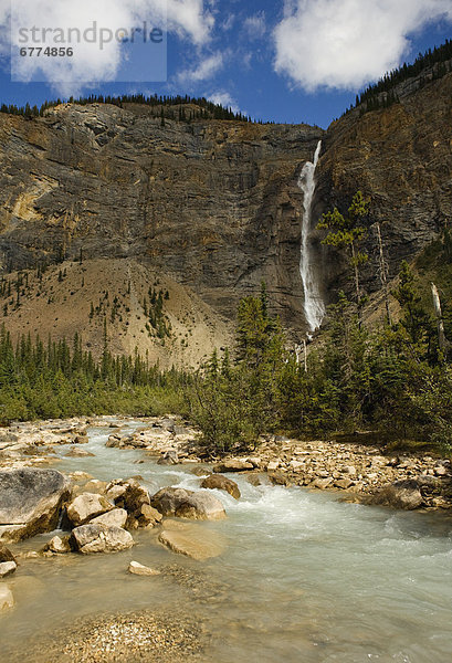 Berg  Felsen  Takakkaw Falls  Yoho Nationalpark  British Columbia