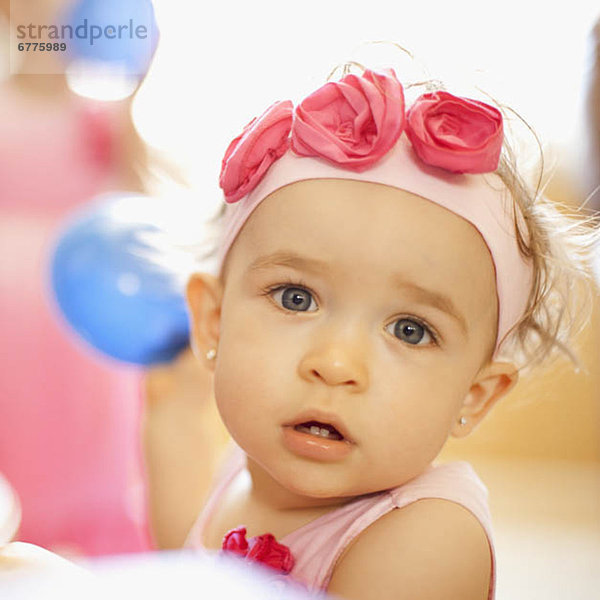 Portrait  Stirnband  Rose  Kleidung  2-3 Jahre  2 bis 3 Jahre  Mädchen