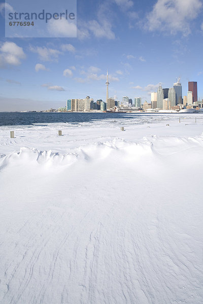Skyline  Skylines  Hafen  Winter  Großstadt  Ontario  Toronto