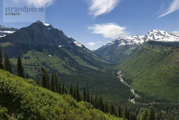 Vereinigte Staaten von Amerika  USA  Landschaftlich schön  landschaftlich reizvoll  Glacier Nationalpark