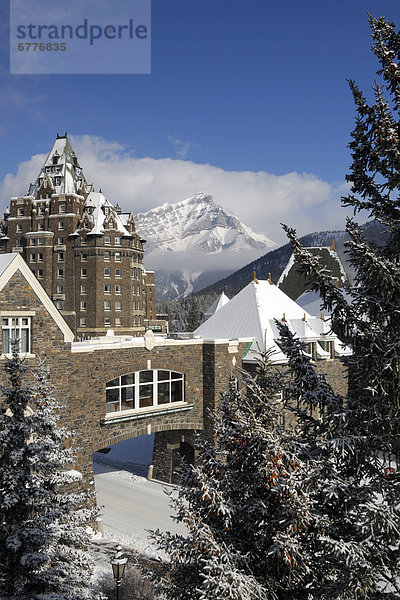 Quelle  Berg  Ereignis  Hotel  Hintergrund  Banff Nationalpark  Alberta  Banff