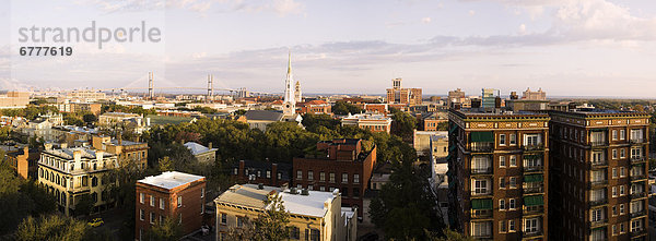 Vereinigte Staaten von Amerika USA Stadtansicht Stadtansichten Savannah