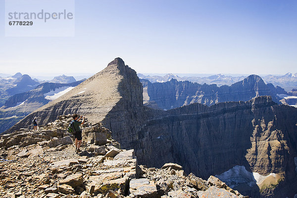 Vereinigte Staaten von Amerika  USA  nehmen  hoch  oben  wandern  Gemälde  Bild  Glacier Nationalpark