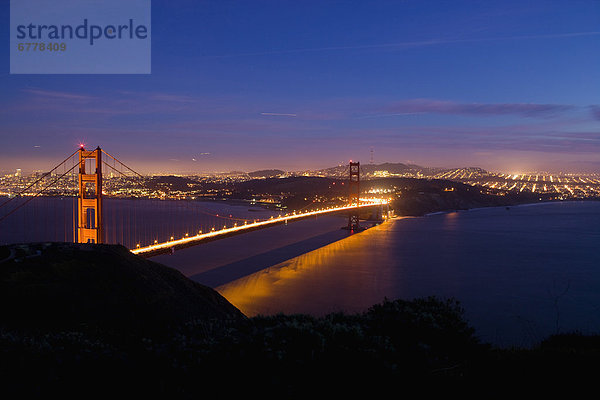 Vereinigte Staaten von Amerika USA Skyline Skylines Großstadt Golden Gate Bridge San Francisco