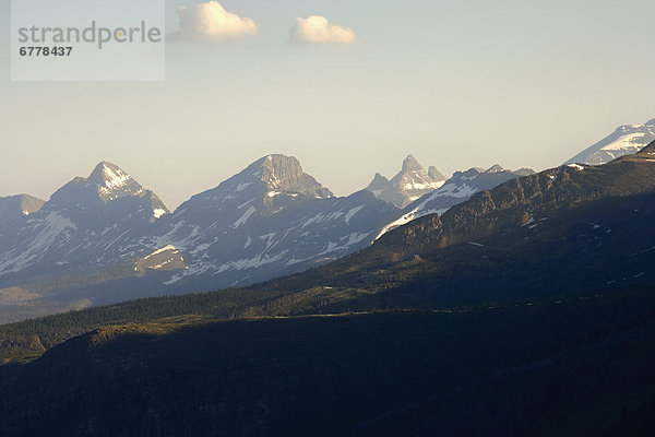 Vereinigte Staaten von Amerika  USA  Gebirge  Glacier Nationalpark  Gebirgszug