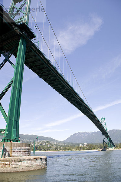 Burrard Inlet British Columbia Lions Gate Bridge Vancouver
