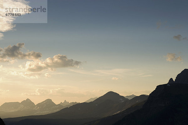 Vereinigte Staaten von Amerika  USA  Gebirge  Glacier Nationalpark  Gebirgszug