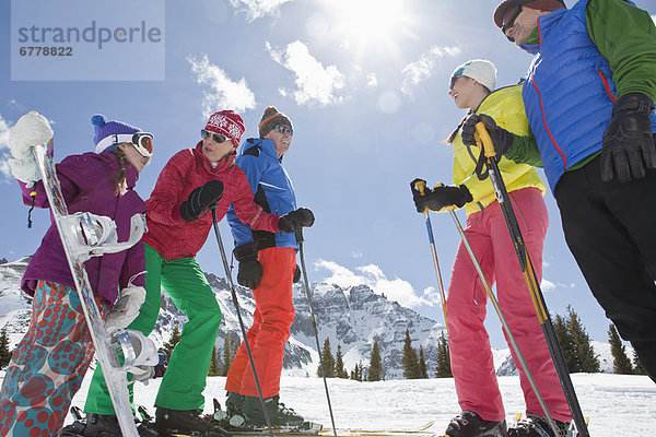 Vereinigte Staaten von Amerika  USA  Urlaub  Ski  Generation  3  10-11 Jahre  10 bis 11 Jahre  Mädchen  Colorado  Telluride
