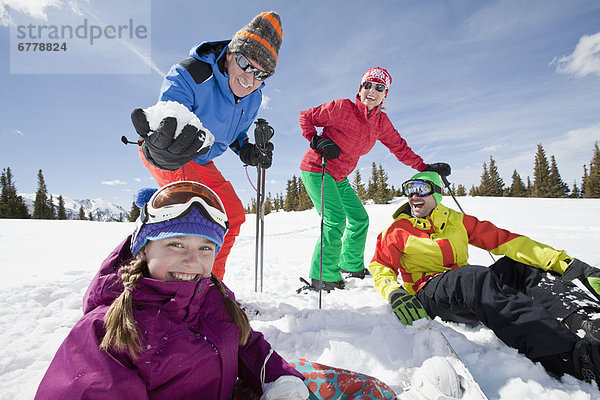 Vereinigte Staaten von Amerika  USA  Urlaub  Ski  Generation  3  10-11 Jahre  10 bis 11 Jahre  Mädchen  Colorado  Telluride