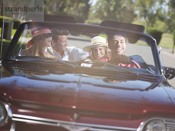 Freundschaft  Auto  Cabrio  fahren