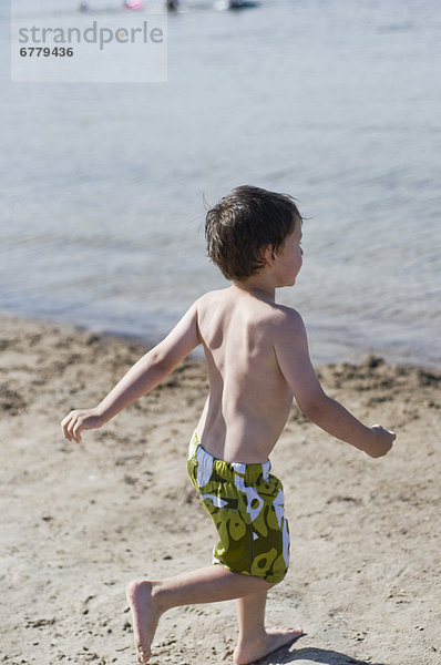 Strand  Junge - Person  klein  rennen  Northwest Territories