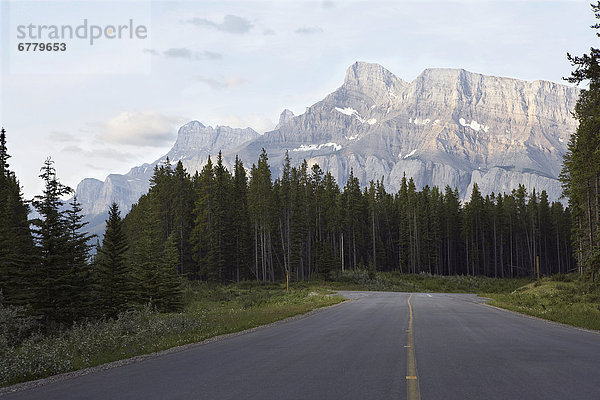 Fernverkehrsstraße  See  Ansicht  2  Berg  Alberta  Banff