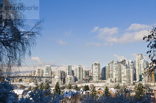 zeigen  Winter  Brücke  Ansicht  British Columbia  Innenstadt  Vancouver