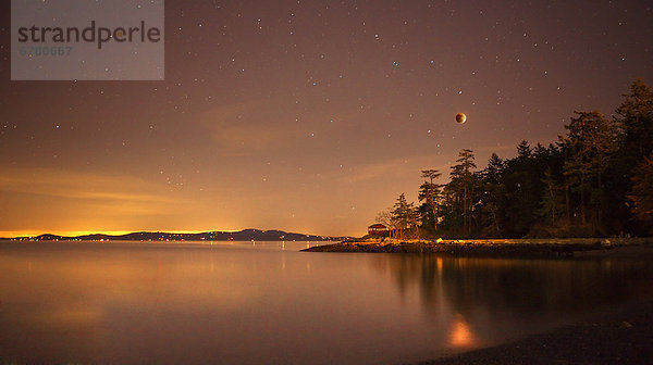 British Columbia  Mondfinsternis