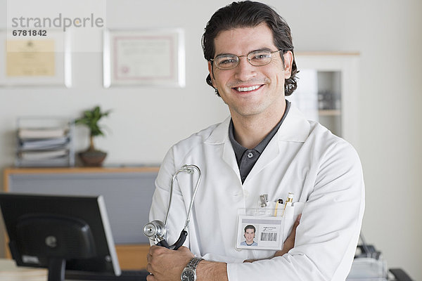 Portrait  lächeln  Arzt
