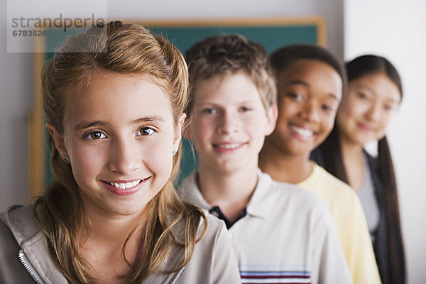 Zusammenhalt  Pose  Schüler