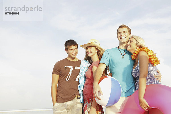 Freundschaft  Strand  Spaß