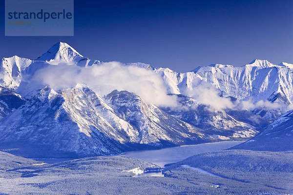 Berg  hoch  oben  Ansicht  Banff Nationalpark  Luftbild  Fernsehantenne  Alberta