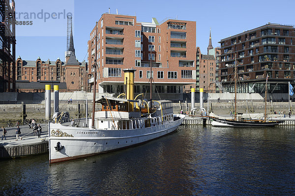 Fischereihafen Fischerhafen Segeln Europa Geschichte Schiff Hamburg - Deutschland Deutschland Sandtorhafen Sandtorkai Dampfkochtopf