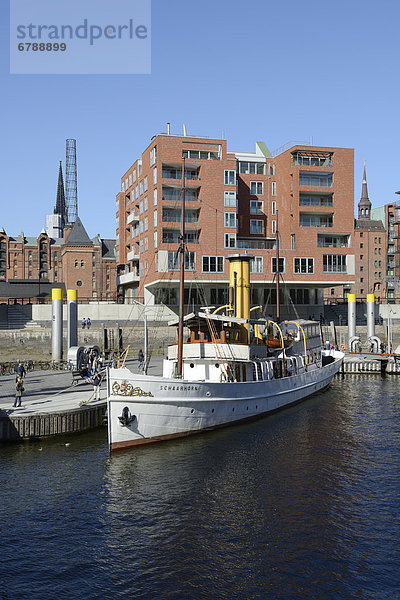 Fischereihafen Fischerhafen Europa Geschichte Hamburg - Deutschland Deutschland Sandtorhafen Sandtorkai Dampfkochtopf