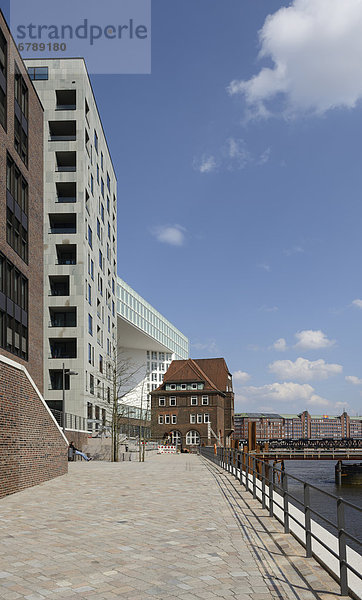 Bürogebäude Germanische Lloyd  Ericus-Contor  und altes Zollamt Teerhof  HafenCity  Hansestadt Hamburg  Deutschland  Europa